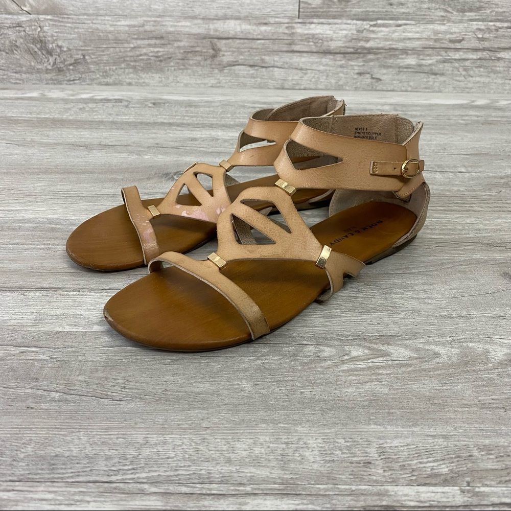 Rock & Candy Brown Open Cage Sandal